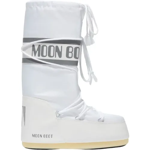 Snow Boots with Logo Print , female, Sizes: 2 UK, 6 UK - moon boot - Modalova
