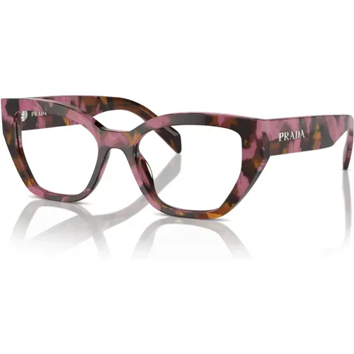Rose Tortoise Eyewear Frames , unisex, Größe: 53 MM - Prada - Modalova
