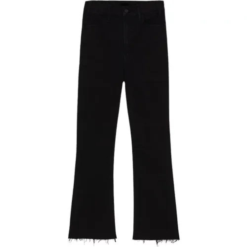 Schwarze Denim Jeans , Damen, Größe: W24 - Mother - Modalova