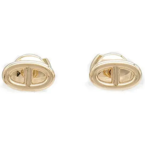 Pre-owned Rose Gold earrings , female, Sizes: ONE SIZE - Hermès Vintage - Modalova