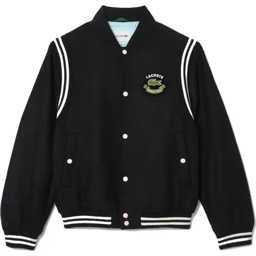 Premium Wool Varsity Jacket , male, Sizes: L, M, XL - Lacoste - Modalova