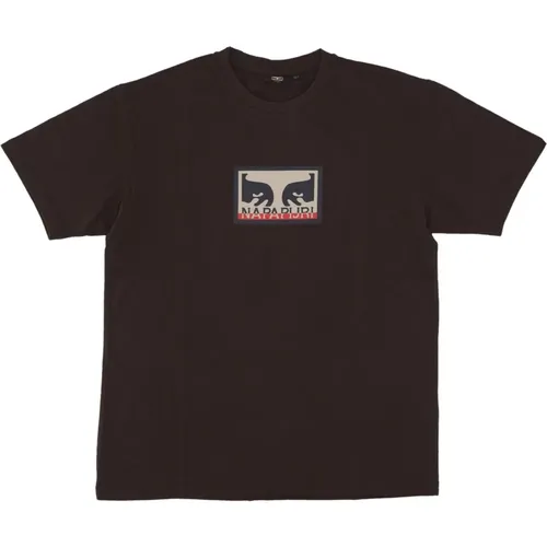 Dark Mens T-Shirt , male, Sizes: XL, L - Obey - Modalova