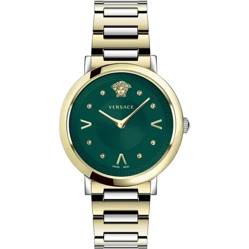 Pop Chic Lady Stainless Steel Bracelet Watch , female, Sizes: ONE SIZE - Versace - Modalova