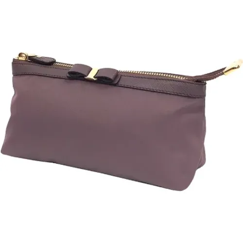 Pre-owned Leather pouches , female, Sizes: ONE SIZE - Salvatore Ferragamo Pre-owned - Modalova