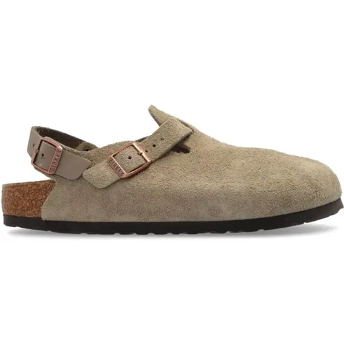 Leder Sandalen mit Riemen-Detail , Herren, Größe: 42 EU - Birkenstock - Modalova