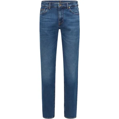 Blaue Maine3 Jeans Regular-Fit Comfort-Stretch - Hugo Boss - Modalova