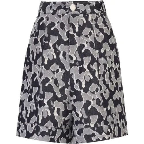 Midnight Black & Grey Shorts , Damen, Größe: M - Takaturna - Modalova