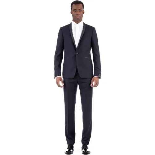 Ceremony Dress with Shawl Lapel , male, Sizes: L, XL, S - Tagliatore - Modalova