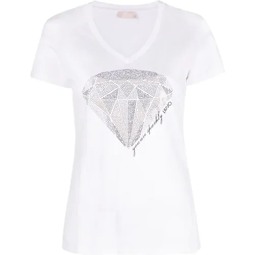 T-shirt , female, Sizes: XS, L, S, XL - Liu Jo - Modalova