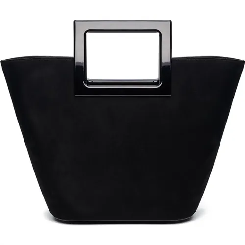 Schwarze Leder Mini Riviera Handtasche - Marina Raphael - Modalova