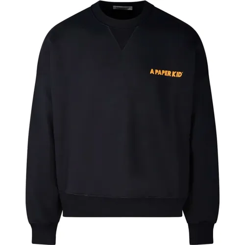 Unisex Sweatshirt , male, Sizes: S, M, XL, L - A Paper Kid - Modalova