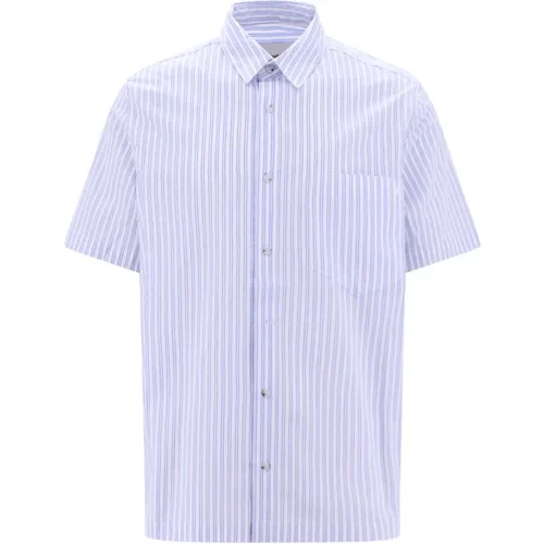 Striped Cotton Shirt , male, Sizes: S - Nanushka - Modalova