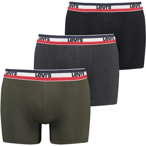 Levi's, Basic Logo Boxershorts Pack , Herren, Größe: M - Levis - Modalova