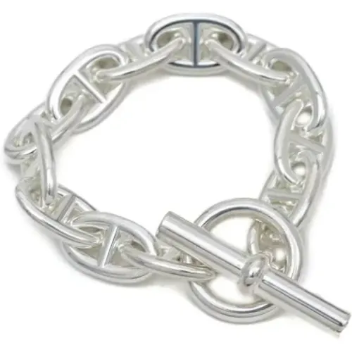 Pre-owned Silver bracelets , female, Sizes: ONE SIZE - Hermès Vintage - Modalova