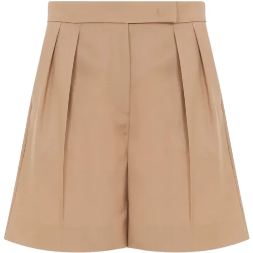 Kamel Jessica Shorts , Damen, Größe: S - Max Mara - Modalova