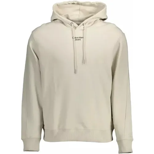 Cotton Hooded Sweater , male, Sizes: XL, S, L, 2XL, M - Calvin Klein - Modalova