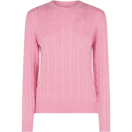 Damen Rundhals Pullover aus Tricot-Mischung , Damen, Größe: L - MC2 Saint Barth - Modalova