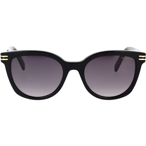 Square Frame Sunglasses with Gold Details , unisex, Sizes: 52 MM - Bvlgari - Modalova