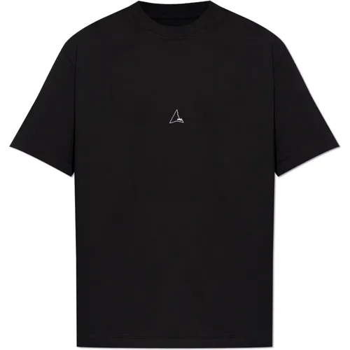 T-shirt with logo , male, Sizes: XL, M, L, S - ROA - Modalova