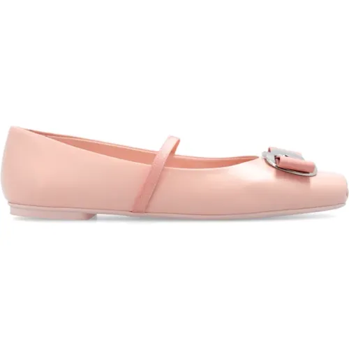 ‘Zina’ Ballerina , Damen, Größe: 37 1/2 EU - Salvatore Ferragamo - Modalova