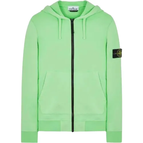 Grüner Junior Kapuzenpullover - Stone Island - Modalova