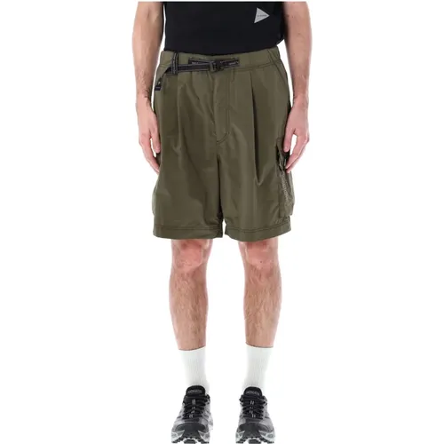 Cargo Shorts , male, Sizes: L - And Wander - Modalova