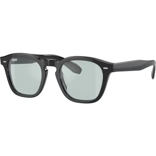 Vintage Square Sunglasses Ov5527U - N.03 , male, Sizes: 49 MM - Oliver Peoples - Modalova
