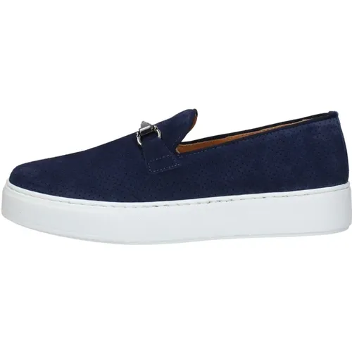 Wildleder Slip-On Schuhe , Herren, Größe: 44 EU - Exton - Modalova