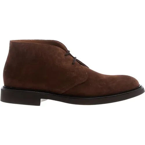 Dark Ankle Boots for Men , male, Sizes: 6 1/2 UK, 9 UK, 6 UK, 8 1/2 UK, 5 UK, 7 UK, 7 1/2 UK, 8 UK - Doucal's - Modalova