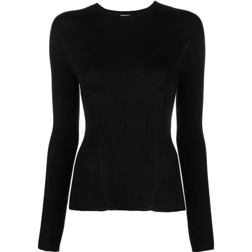 Round neck long sleeve top , female, Sizes: M, XS, S - Lanvin - Modalova