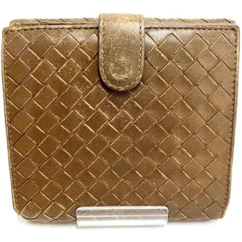 Pre-owned Leather wallets , male, Sizes: ONE SIZE - Bottega Veneta Vintage - Modalova