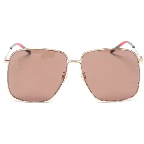 Pre-owned Plastic sunglasses , female, Sizes: ONE SIZE - Gucci Vintage - Modalova