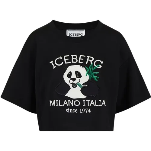 T-Shirts , Damen, Größe: M - Iceberg - Modalova