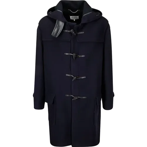 Hooded Montgomery Coat with Horn Buttons , male, Sizes: S, XS - Maison Margiela - Modalova