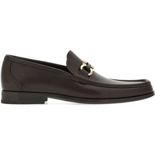 Ferragamo Flat shoes , male, Sizes: 5 UK, 7 1/2 UK, 6 UK - Salvatore Ferragamo - Modalova