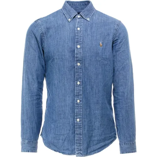 Denim Shirts , Herren, Größe: XL - Polo Ralph Lauren - Modalova