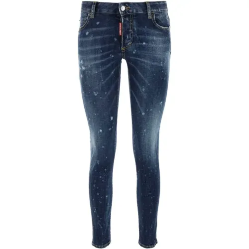 Stretch Denim Jennifer Jeans , Damen, Größe: 3XS - Dsquared2 - Modalova