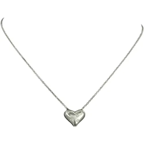 Pre-owned Platinum necklaces , female, Sizes: ONE SIZE - Tiffany & Co. Pre-owned - Modalova