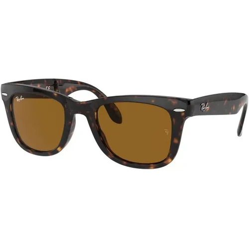 Faltbare Wayfarer Sonnenbrille in Farbe 710 , Herren, Größe: 50 MM - Ray-Ban - Modalova