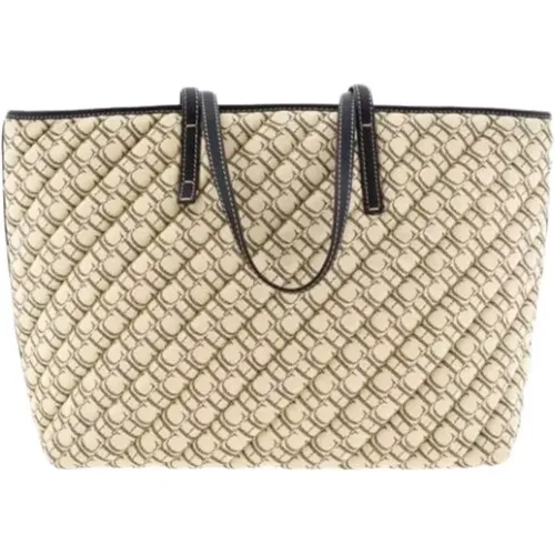 Quilted Canvas Shopping Bag with CH Initials , female, Sizes: ONE SIZE - Carolina Herrera - Modalova