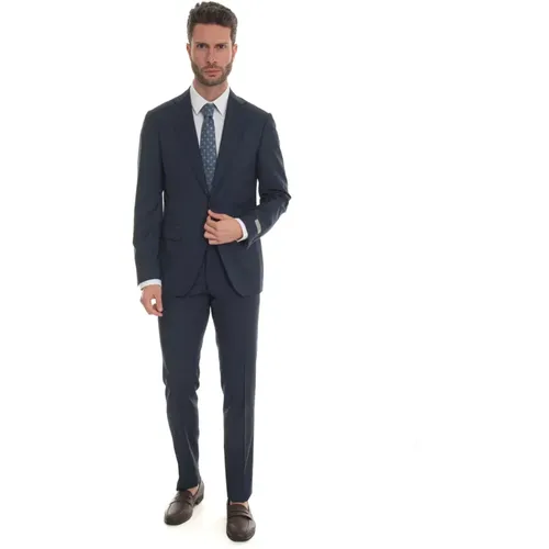 Fantasy Fabric 2-Button Suit , male, Sizes: 3XL, 2XL, M, XL - Canali - Modalova