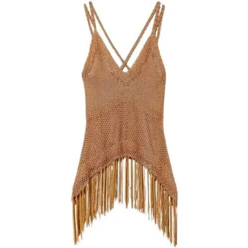 Top Accounts and Fringes - S , female, Sizes: S, XS - Twinset - Modalova