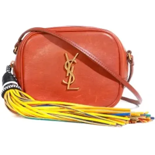 Pre-owned Leather shoulder-bags , female, Sizes: ONE SIZE - Yves Saint Laurent Vintage - Modalova