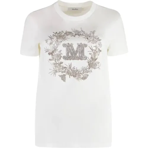 Ivory T-shirt and Polo Collection , female, Sizes: S - Max Mara - Modalova