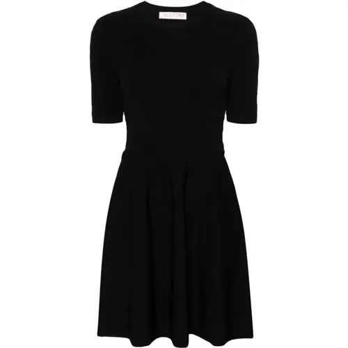 Knitted Jacquard Dress , female, Sizes: L, XS, S - Valentino - Modalova