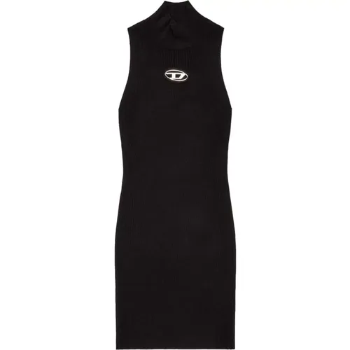 Schwarzes Kleid für Frauen Aw24 , Damen, Größe: S - Diesel - Modalova