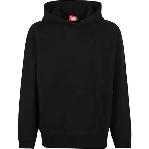 Hoodie mit Megoval-D Stil , Herren, Größe: XL - Diesel - Modalova