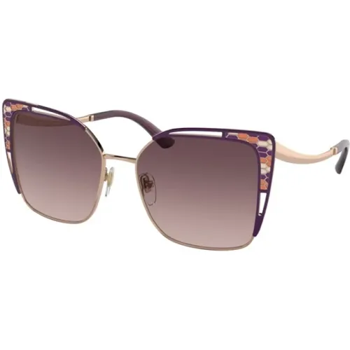 Stylische Sonnenbrille mit Farbcode - Bvlgari - Modalova