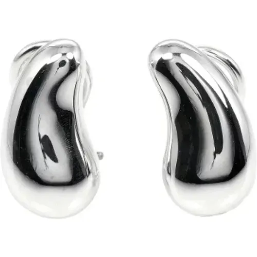 Pre-owned Silver earrings , female, Sizes: ONE SIZE - Tiffany & Co. Pre-owned - Modalova