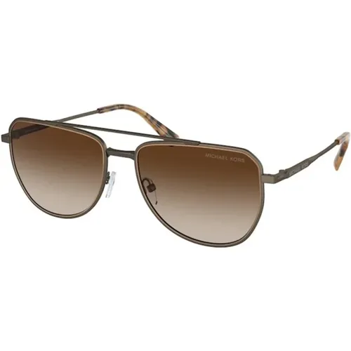 Gradient Brown Frame Sonnenbrille , unisex, Größe: 58 MM - Michael Kors - Modalova